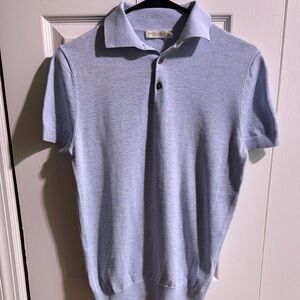 Suitsupply Sky Blue Polo Shirt